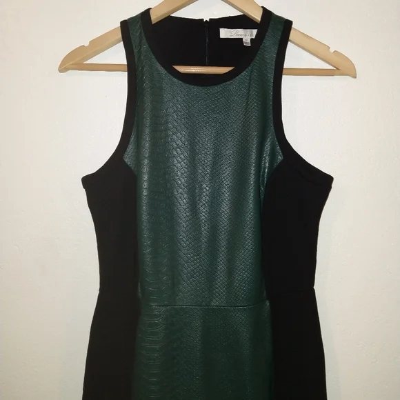 LOVERS & FRIENDS Simmer Croc Evergreen Dress - Picture 6 of 10